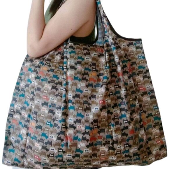 Large Dog Pattern Tote Bag - Picture 9 of 10
